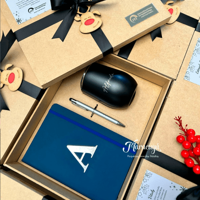 BOX CORPORATIVO BLACK NAVIDEÑO