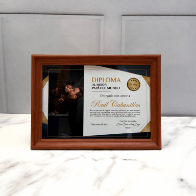 DIPLOMA EL MEJOR PAPÁ