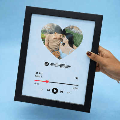 MARCO DE FOTO SPOTIFY NEGRO