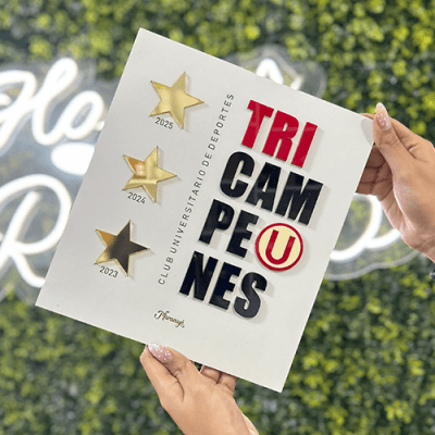CUADRO TRICAMPEÓN UNIVERSITARIO