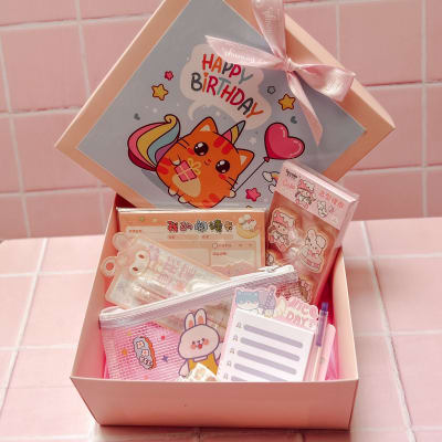 PACK PAPELERÍA KAWAII