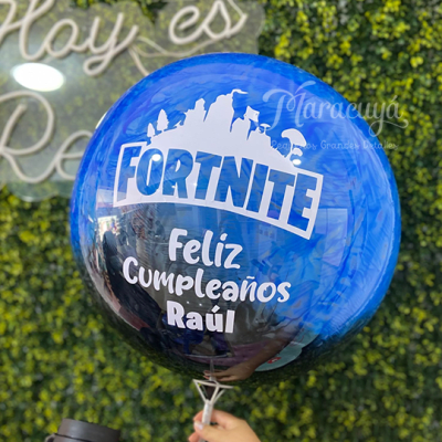 GLOBO PINTADO PERSONALIZADO CON VINIL
