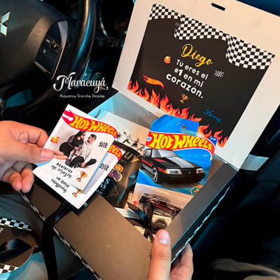 BOX HOT WHEELS BLACK