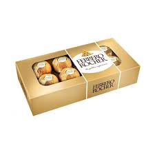 CHOCOLATE FERRERO ROCHER EN CAJA X 8 UNIDADES