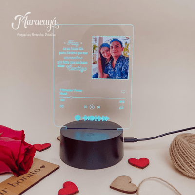 LAMPARA SPOTIFY FOTOGRAFICA