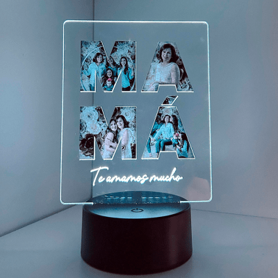 LÁMPARA FOTOGRÁFICA MAMÁ