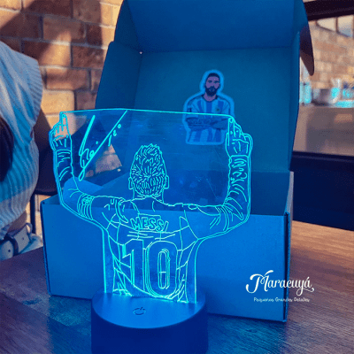 LAMPARA SILUETA MESSI