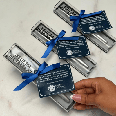 LAPICERO SILVER CON CAJA PERSONALIZADA