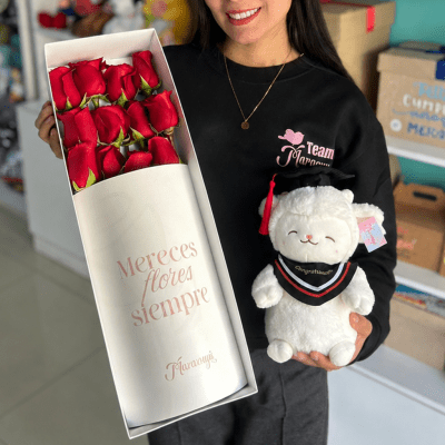 PACK ROSAS Y CORDERITO GRADUADA