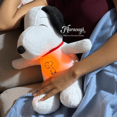 SNOOPY QUE RESPIRA EN CAJA