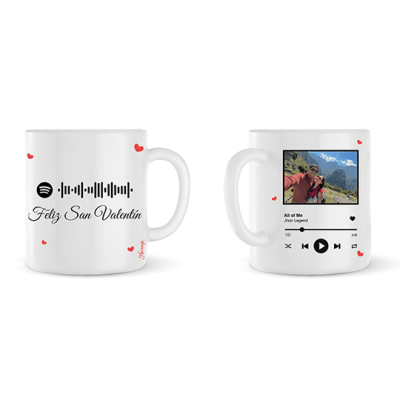 TAZA PERSONALIZADA SPOTIFY