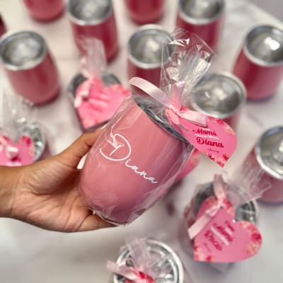 VASO TUMBLER TERMICO ROSADO MAMÁ