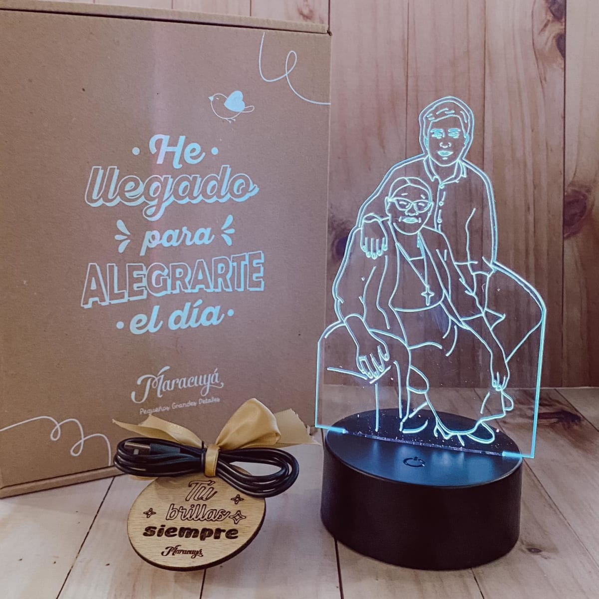 LAMPARA SILUETA PERSONALIZADA MAMÁ3