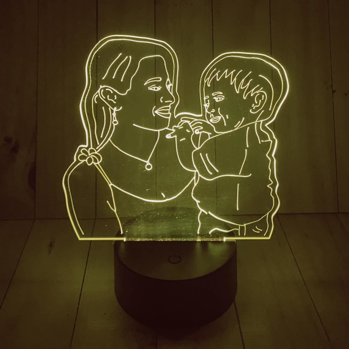 LAMPARA SILUETA PERSONALIZADA MAMÁ2