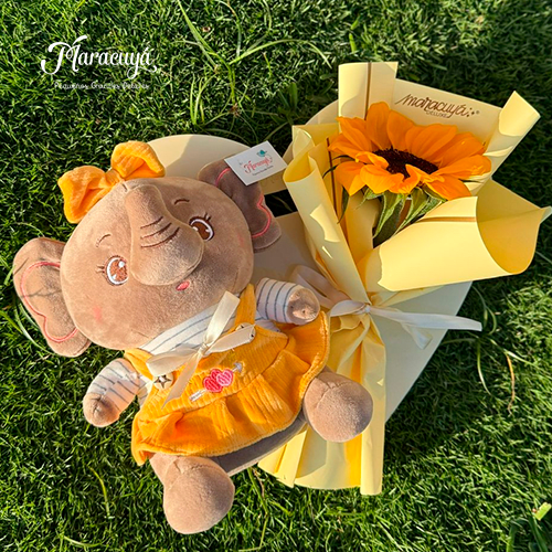 PACK ELEFANTITA FLORES AMARILLAS1