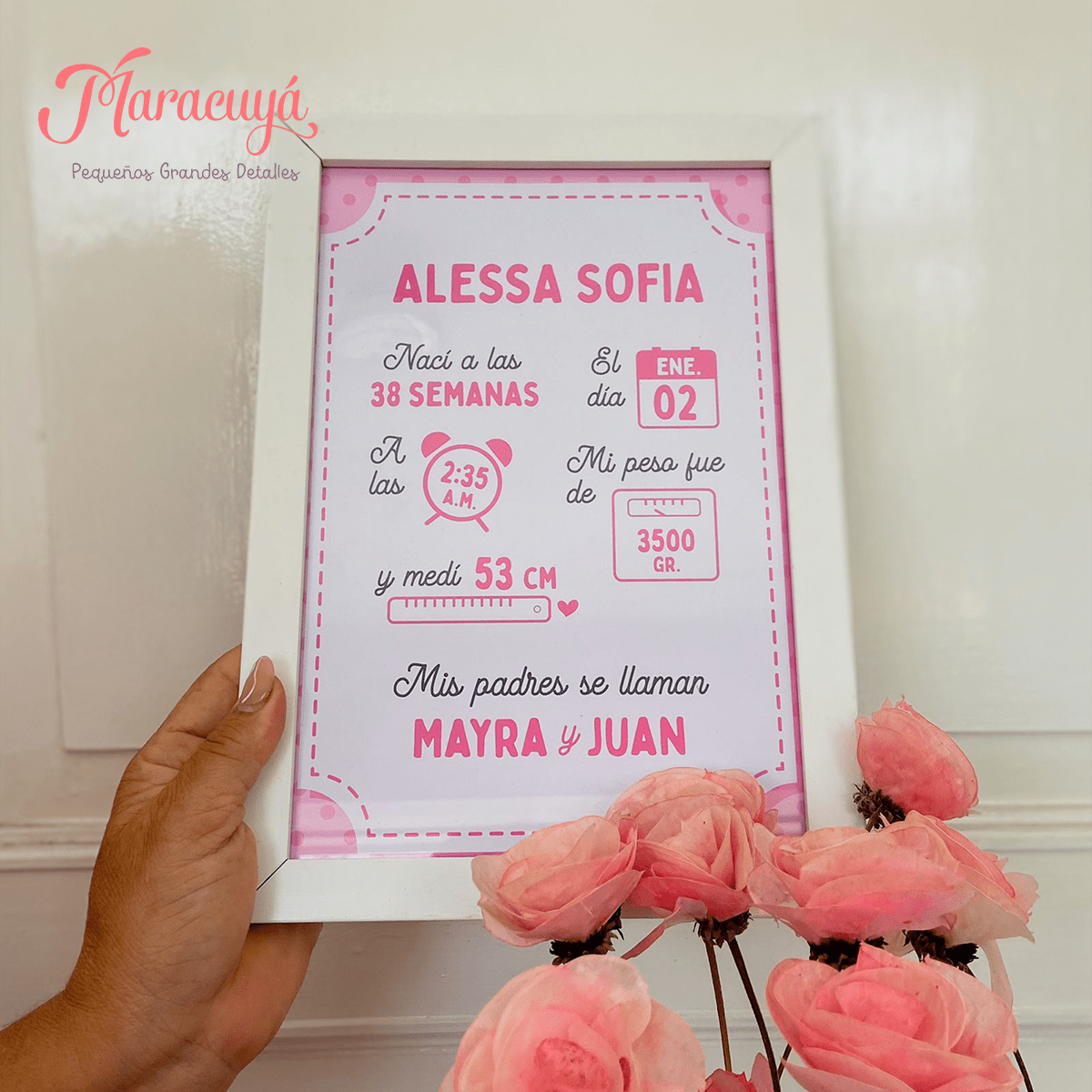 CUADRO BIENVENIDA BEBÉ1