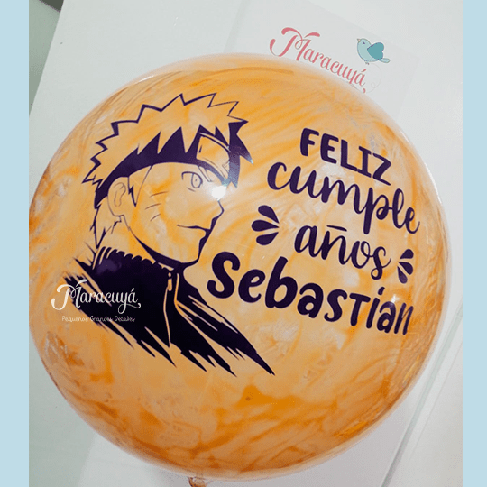 GLOBO PINTADO PERSONALIZADO CON VINIL2