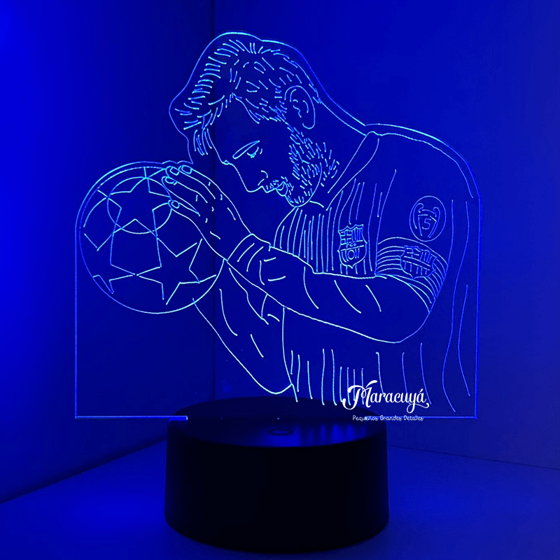 LÁMPARA LED MESSI & BALÓN1
