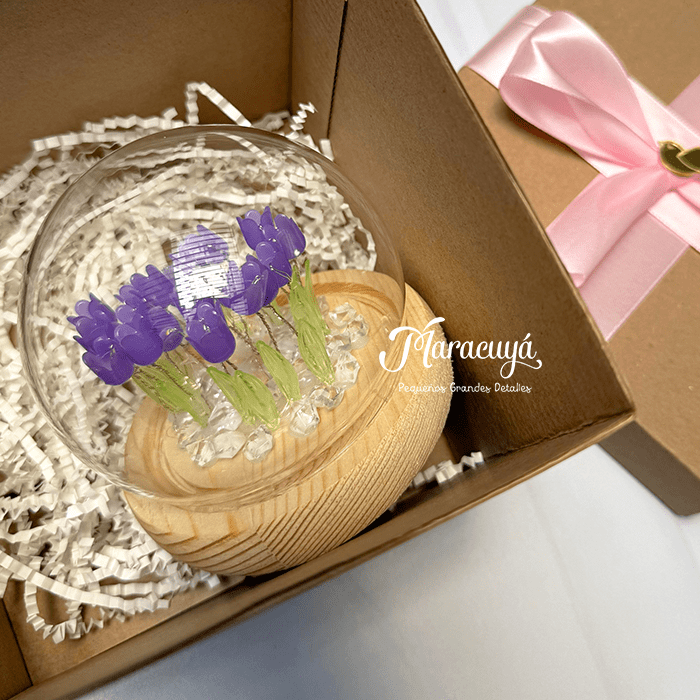 LÁMPARA TULIPÁN ESFERA EN CAJA2