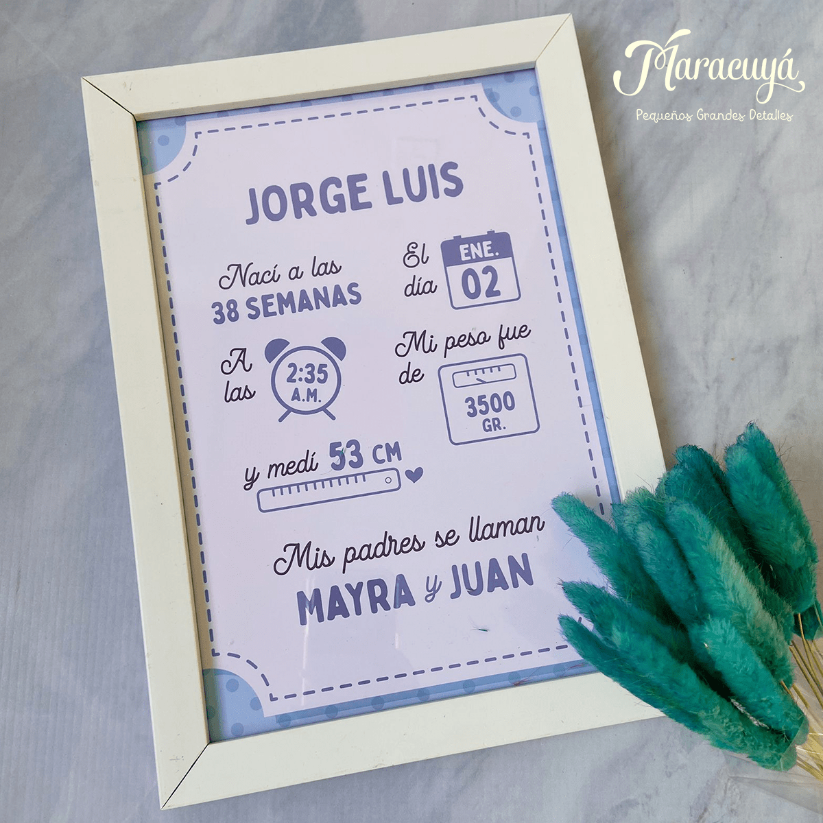 CUADRO BIENVENIDO BEBÉ1