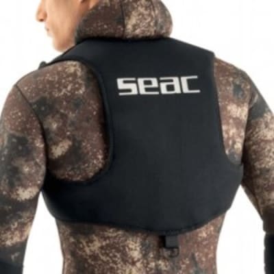 CHALECO PORTA PLOMO SEAC NEGRO