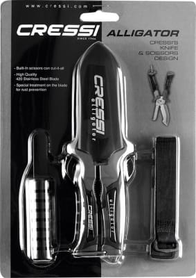 CUCHILLO TIPO TIJERA MODELO ALLIGATOR CRESSI SUB