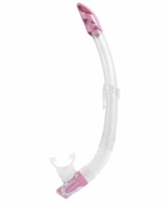 SNORKEL CRESSI SUB GAMMA TRANSPARENTE/ROSADO