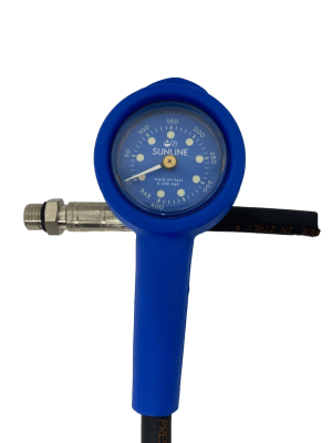 MANOMETRO SIMPLE COLORES AZUL/AZUL1