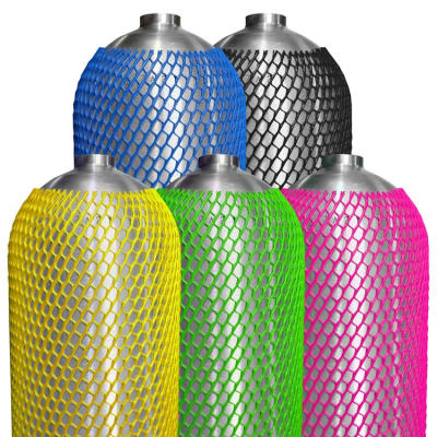 MALLA PARA BOTELLA ALUMINIO 80CF COLORES