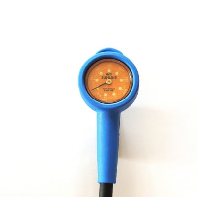 MANÓMETRO SIMPLE COLORES AZUL/NARANJO1