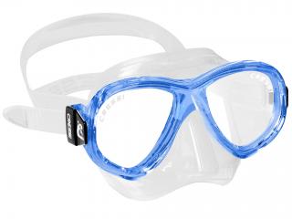MÁSCARA CRESSI SUB MODELO PERLA TRANSPARENTE/AZUL1