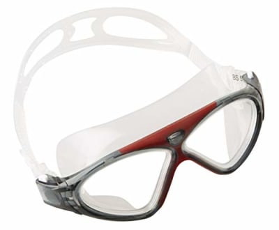 MÁSCARA DE NATACIÓN SEAC SUB VISION HD TRANSPARENTE/ROJO