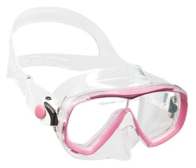 MÁSCARA CRESSI ESTRELLA TRANSPARENTE/ROSADO1