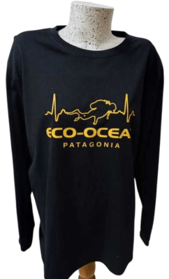 POLERA ECO-OCEAN PATAGONIA NEGRA