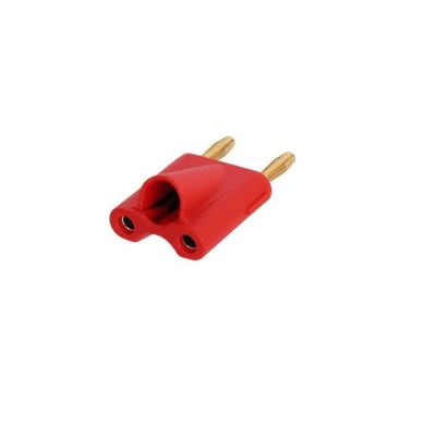 ENCHUFE BANANA ROJO COD.JO501