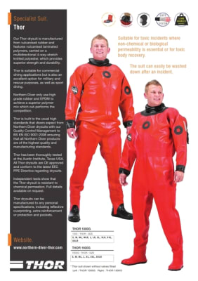 TRAJE THOR NORTHERN DIVER TALLA XL