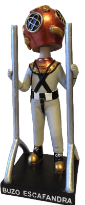 ESTATUA ESCAFANDRA BOBBLEHEAD