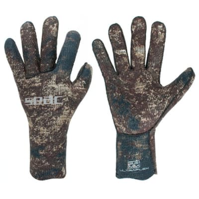 GUANTE  SEAC SUB ULTRAFLEX CAMO CAFE  3MM1