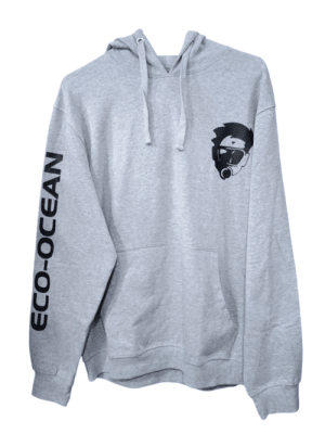 POLERON ECOSUB CON GORRO GRIS XL