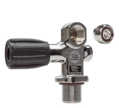 VALVULA  XS SCUBA DIN/INT VA-200-33N 3300 PSI1