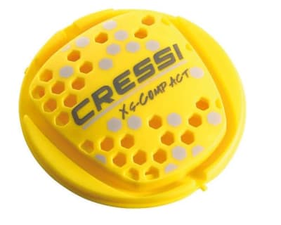 TAPA DE REGULADOR CRESSI SUB AMARILLA  COMPACT OCTOPUS