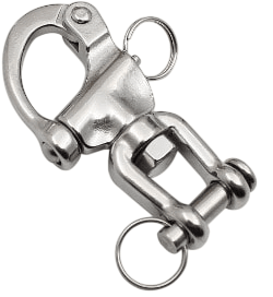 MOSQUETÓN GIRATORIO ACERO INOXIDABLE1