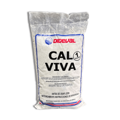 Bolsa Cal Viva 1 Kilo Dideval