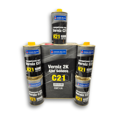 Kit Barniz Laca Poliuretano C21 4.5 LT Sherwin Williams