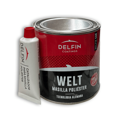 Masilla Poliéster Welt 1/4 Galón Delfin