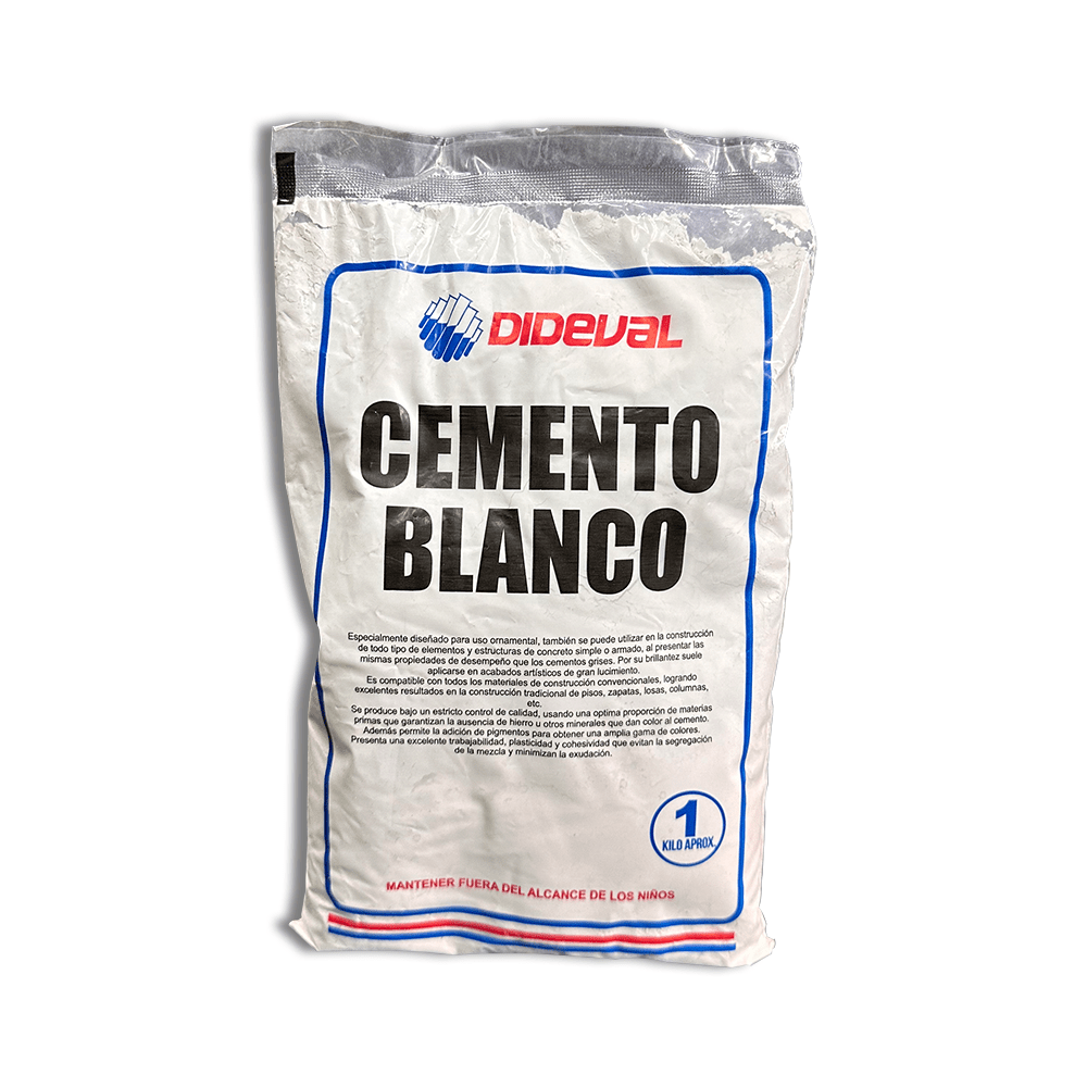 Bolsa Cemento Blanco 1 Kilo Dideval1