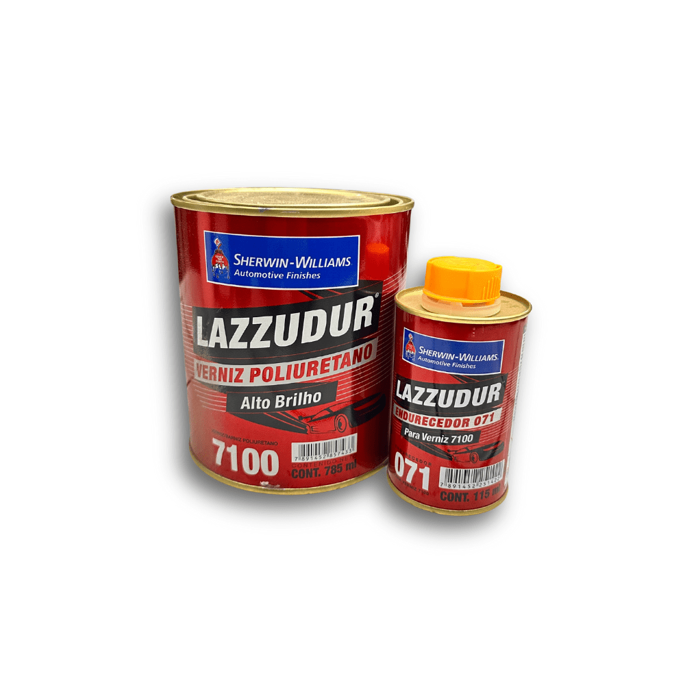 Kit 1/4 GN Barniz Laca Poliuretano 7100 Sherwin Williams1