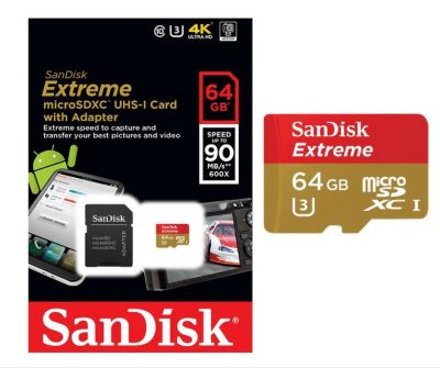 MICRO SD 64 GB SANDISK ® CLASE 10 EXTREME1