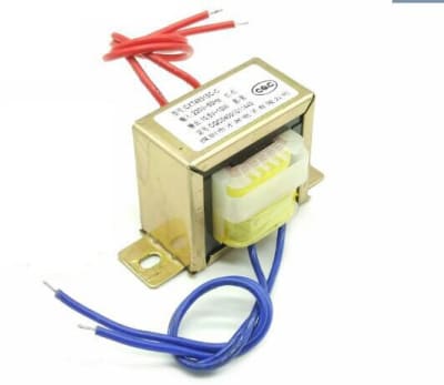 TRANSFORMADOR TF-01 Input: 0- 110v - 220v 50Hz Output: 7.5v x 2 300mA1