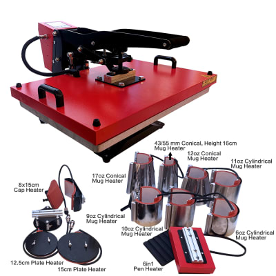 MAQUINA PRENSA CALOR 12 EN 1 MOD XY-008E-12IN11